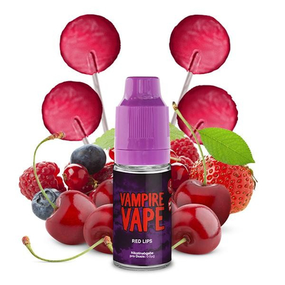 Vampire Vape Liquid - Red Lips 0mg