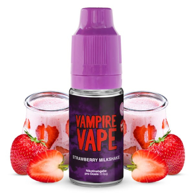 Vampire Vape Liquid - Strawberry Milkshake