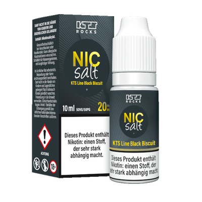 KTS Line NicSalt Liquid - Black Biscuit 20mg