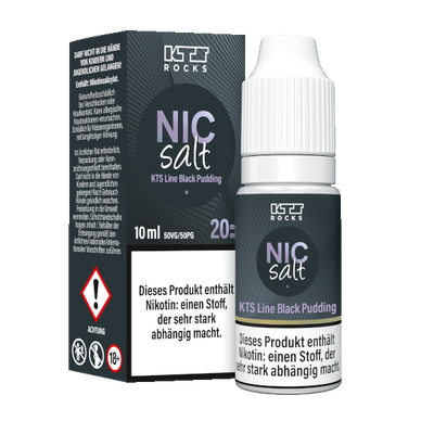 KTS Line NicSalt Liquid - Black Pudding 20mg