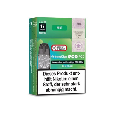 Innocigs - Eco Pods 17mg/ml (2er Pack) Mint