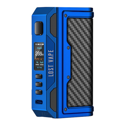 Lost Vape - Thelema Quest Mod Matte Blue Carbon Fiber