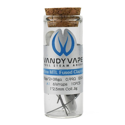 Vandy Vape - Prebuilt A1 Superfine MTL Fused Clapton Coil 30ga*2/38ga (10 Stck)