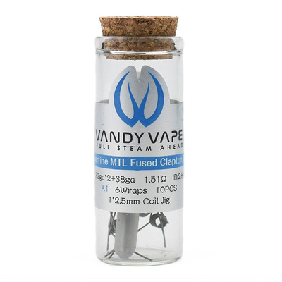 Vandy Vape - Prebuilt A1 Superfine MTL Fused Clapton Coil 32ga*2/38ga (10 Stck)