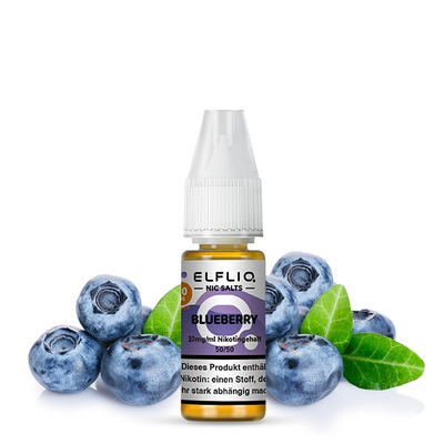 Elfbar ELFLIQ NicSalt Liquid - Blueberry 10mg