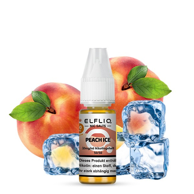 Elfbar ELFLIQ NicSalt Liquid - Peach Ice 20mg