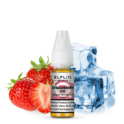 Elfbar ELFLIQ NicSalt Liquid - Strawberry Ice 20mg