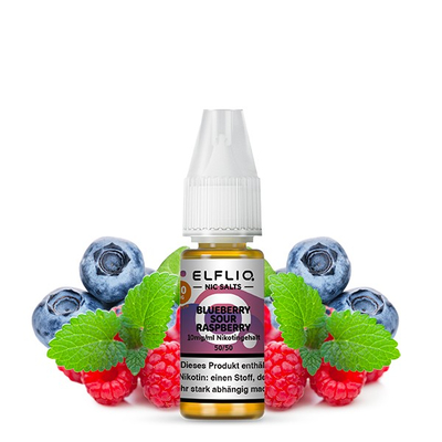 Elfbar ELFLIQ NicSalt Liquid - Blueberry Sour Raspberry