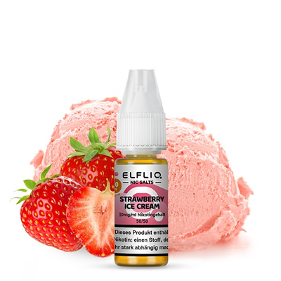 Elfbar ELFLIQ NicSalt Liquid - Strawberry Ice Cream
