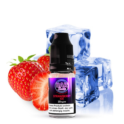 Bar Salts NicSalt Liquid - Strawberry Ice 10mg