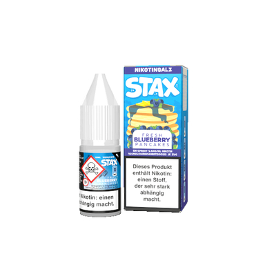 STAX NicSalt Liquid - Fresh Blueberry Pancakes 10mg