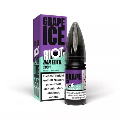 Riot Squad Bar EDTN NicSalt Liquid - Grape Ice 10mg