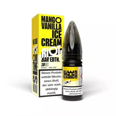 Riot Squad Bar EDTN NicSalt Liquid - Mango Vanilla Ice Cream 10mg