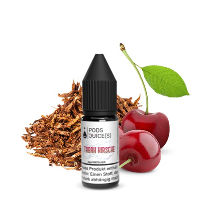 Pods Juice(s) Liquid - Tabak Kirsche 3mg