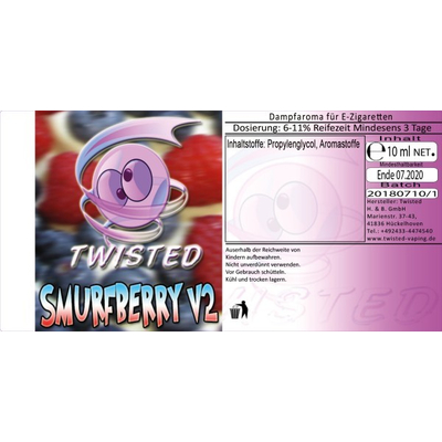 Twisted - Smurfberry V2 Aroma