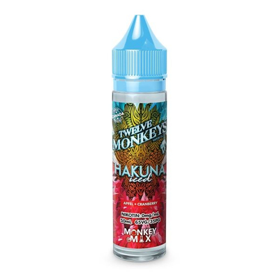 Twelve Monkeys Shortfill Liquid - Hakuna Iced 50ml