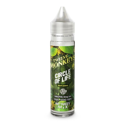 Twelve Monkeys Shortfill Liquid - Circle of Life 50ml