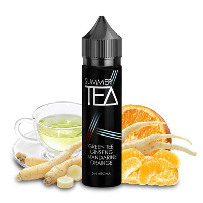 Summer Tea - Green Tea Ginseng Mandarine Orange Aroma