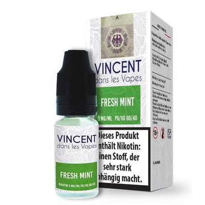 Vincent Liquid - Fresh Mint 3mg