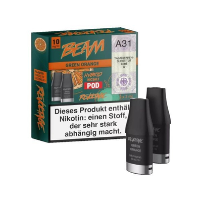 Revoltage - Beam Prefilled Pod Green Orange 2ml (2 Stck)