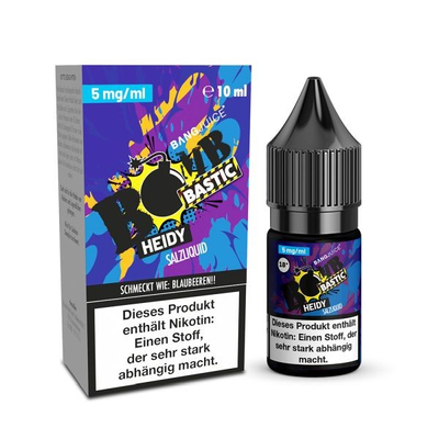 Bang Juice NicSalt Liquid - Bomb Bastic Heidy 5mg