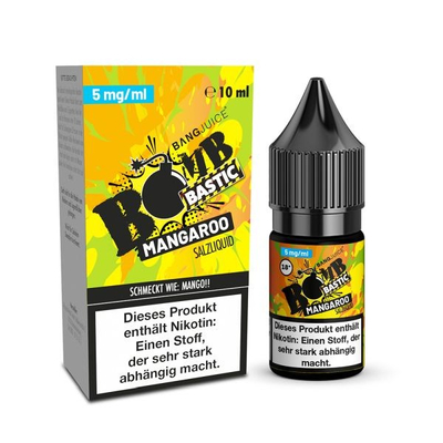 Bang Juice NicSalt Liquid - Bomb Bastic Mangaroo 5mg