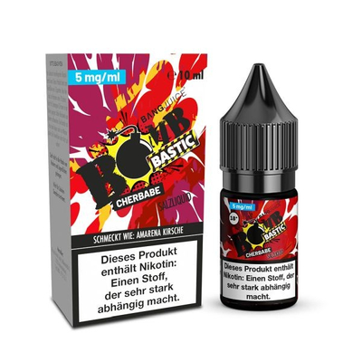 Bang Juice NicSalt Liquid - Bomb Bastic Cherbabe 5mg