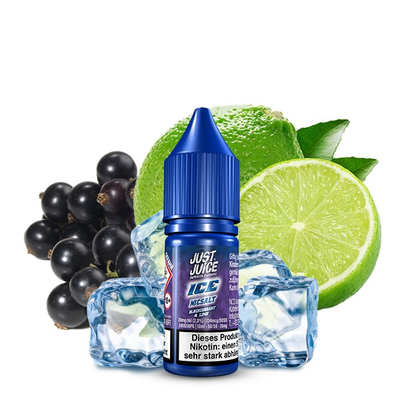 Just Juice NicSalt Liquid - Blackcurrant & Lime Ice