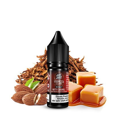 Just Juice NicSalt Liquid - Tobacco Club Nutty Caramel