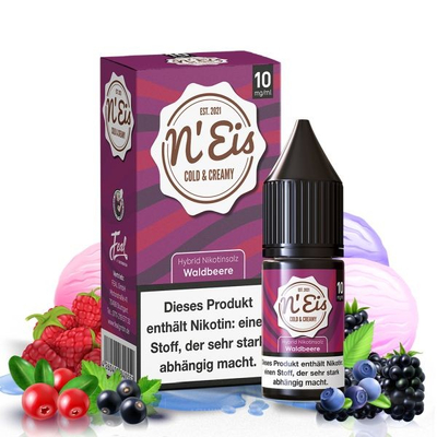 nEis NicSalt Liquid - Waldbeere 10mg